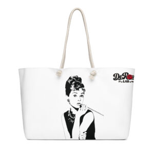 Oversized weekender bag - 60s Icon Pop-Art - White